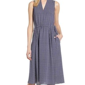 Anne Klein sleeveless drawstring dress